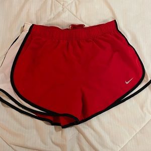 Nike Red Drifit athletic shorts size L EUC